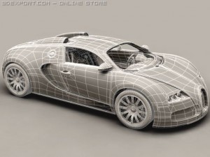 bugatti veyron Modèle 3D