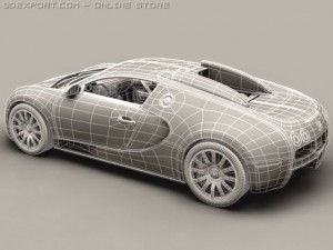 bugatti veyron Modèle 3D