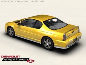 chevrolet monte carlo 2004 3D Модель