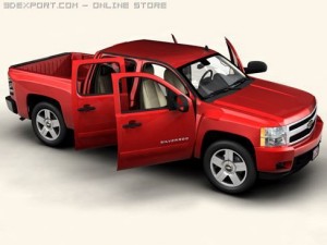 chevrolet silverado 2007 Modèle 3D
