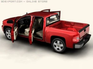 chevrolet silverado 2007 3D Model