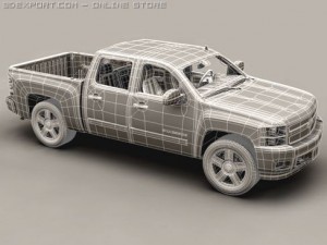 chevrolet silverado 2007 Modèle 3D