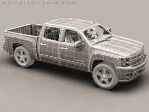 chevrolet silverado 2007 3D Model