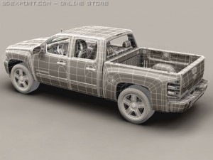 chevrolet silverado 2007 Modèle 3D
