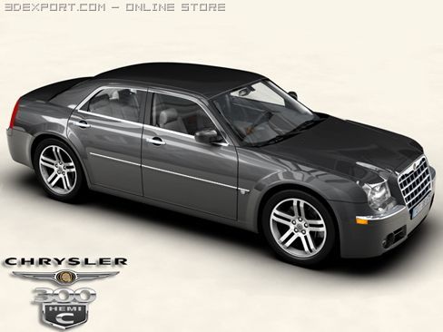 chrysler 300c 3D 模型 .c4d .max .obj .3ds .fbx .stl .blend 