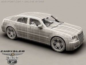 chrysler 300c 3D 模型