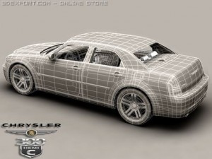 chrysler 300c 3D 模型