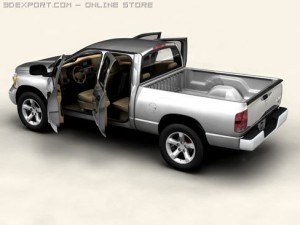 dodge ram 3Dモデル