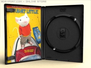 dvd case amaray Modelo 3D