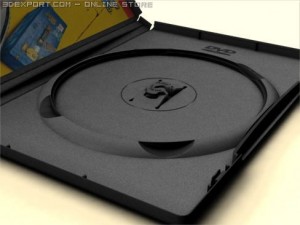 dvd case amaray Modelo 3D