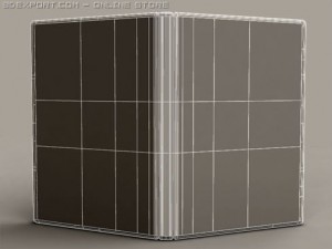 dvd case amaray Modelo 3D
