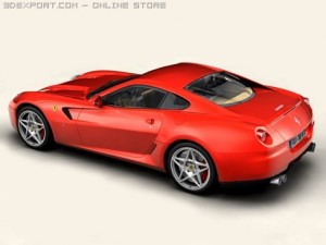 ferrari 599 gtb fiorano Model 3D