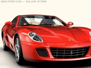 ferrari 599 gtb fiorano Model 3D