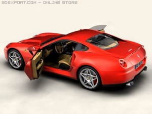 ferrari 599 gtb fiorano Model 3D