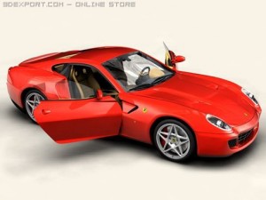 ferrari 599 gtb fiorano Model 3D