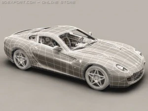 ferrari 599 gtb fiorano 3D Model