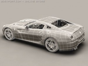 ferrari 599 gtb fiorano Model 3D