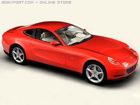 ferrari 612 scaglietti 3D Model .c4d .max .obj .3ds .fbx .stl .blend