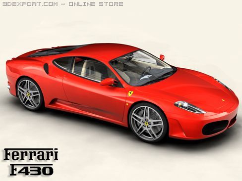 ferrari f430 Modelo 3D .c4d .max .obj .3ds .fbx .stl .blend 