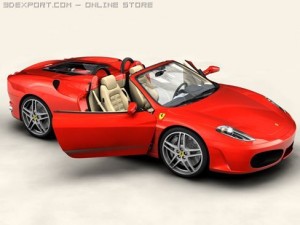 ferrari f430 spider 3D-Modell
