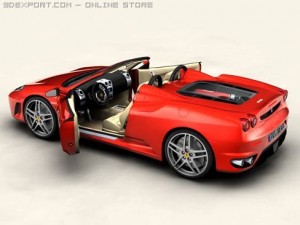 ferrari f430 spider 3D-Modell