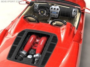 ferrari f430 spider 3D-Modell