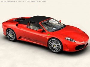 ferrari f430 spider 3D-Modell