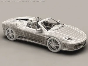 ferrari f430 spider 3D Model