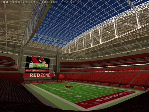 football stadium 3D Model .c4d .max .obj .3ds .fbx .stl .blend 