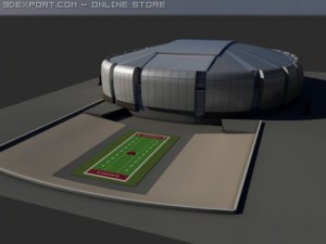 football stadium 3D Model