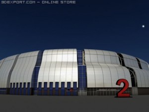 football stadium 3D Model