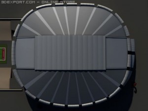 football stadium 3D Model