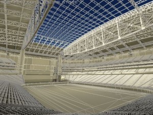 football stadium 3D Model