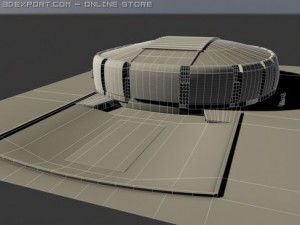 football stadium 3D Model