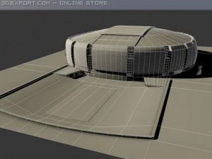 football stadium 3D Model