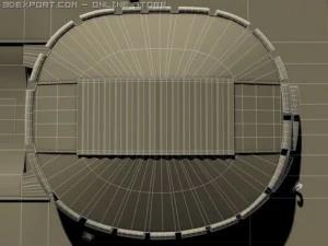 football stadium 3D Model