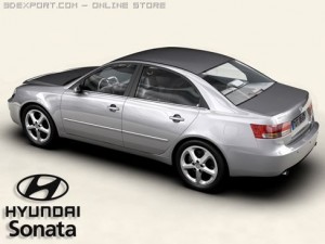 hyundai sonata 3D Модель