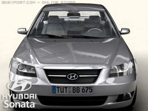 hyundai sonata 3D Модель