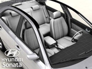 hyundai sonata 3D Модель