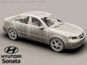 hyundai sonata 3D Model
