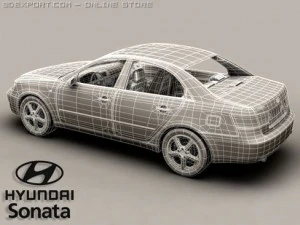 hyundai sonata 3D Model