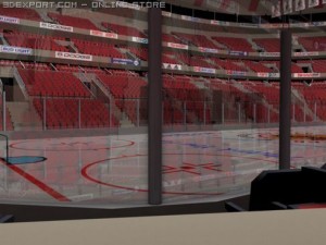 ice hockey arena 3D-Modell