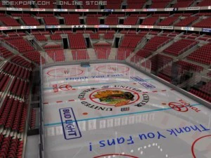 ice hockey arena 3D Model