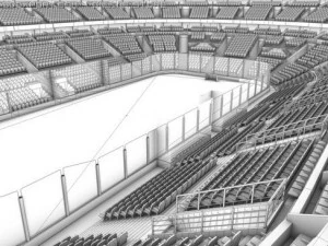 ice hockey arena 3D Model