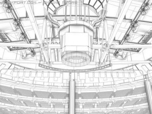 ice hockey arena 3D-Modell