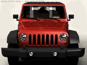 jeep wrangler 2007 3Dモデル