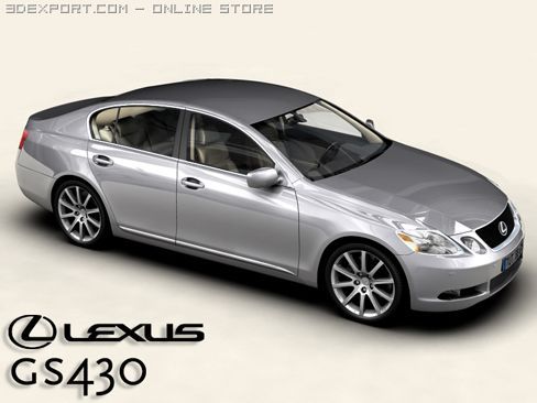 lexus gs300-430 Modèle 3D .c4d .max .obj .3ds .fbx .stl .blend 
