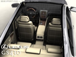 lexus gs300-430 Modèle 3D
