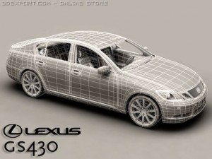 lexus gs300-430 Modèle 3D