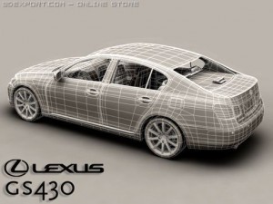 lexus gs300-430 Modèle 3D